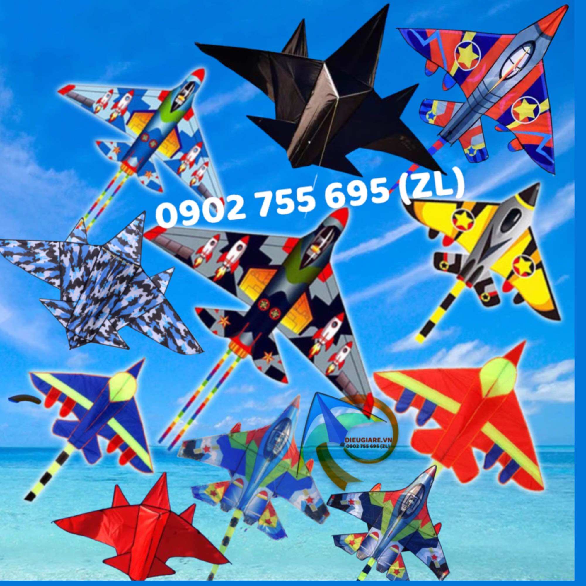 [HCM]{MUA 1 ĐƯỢC 2} - DIỀU MÁY BAY CHIẾN ĐẤU 2021 - TẶNG DÂY CÓ TAY CẦM THẢ DIỀU + TÚI VẢI ĐỰNG DIỀU NHÀ MAY