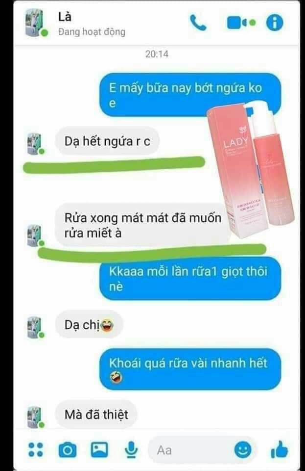 Lady dung dịch vệ sinh  nước hoa cao cấp
