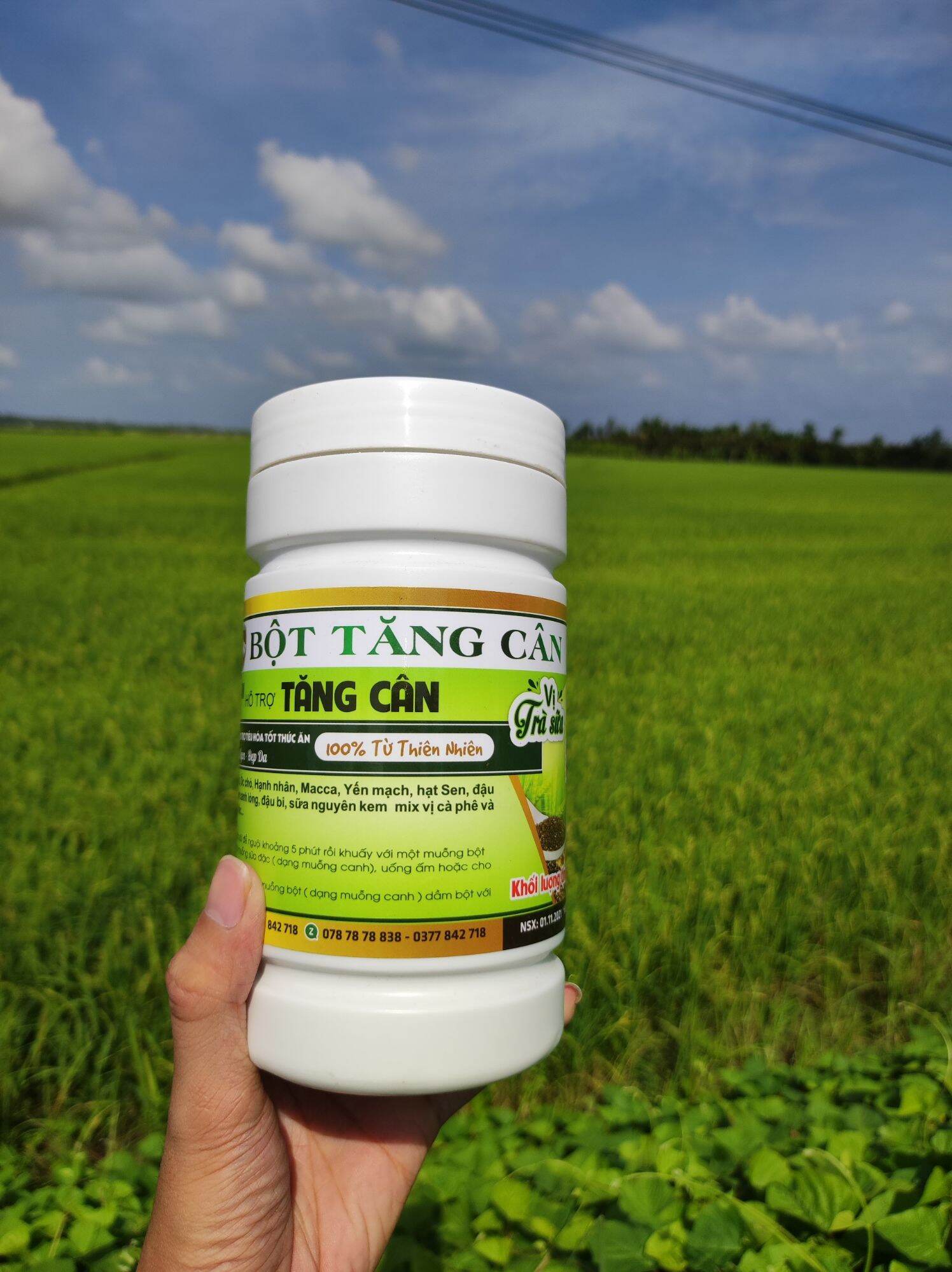 Bột tăng cân ngũ cốc mị hương 500gr, không chất bảo quản, 100% từ thiên nhiên.