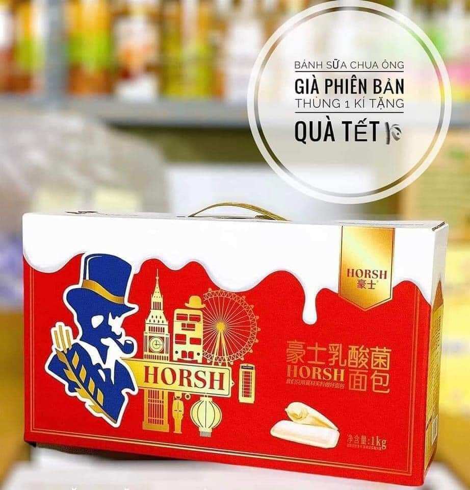 [tphcm] hộp bánh sữa chua 1kg_phiên bản tết
