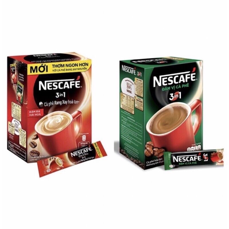 2 gói Cà Phê Nescafe 3in1 hộp (2 gói x 17g)