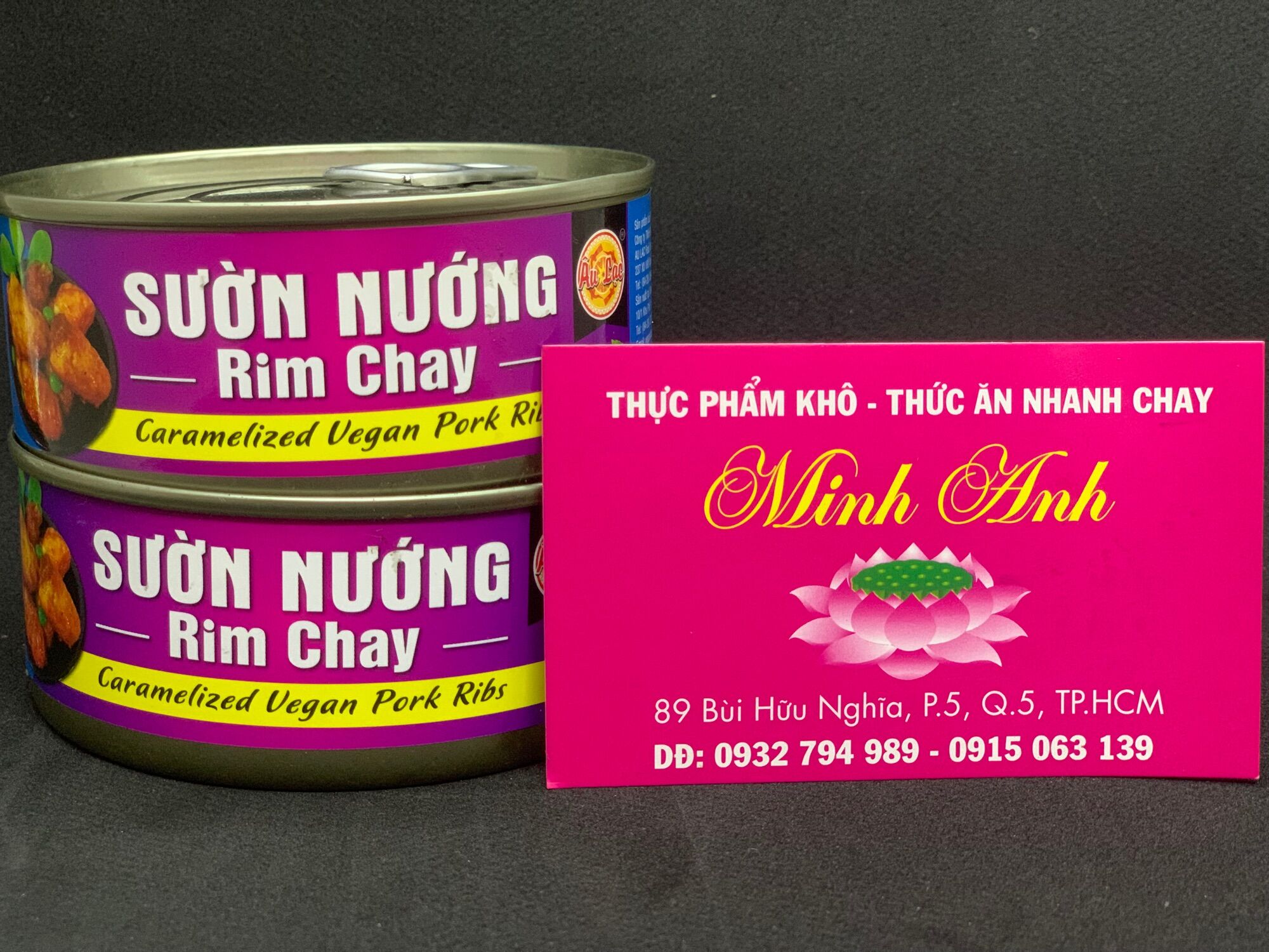 Sườn nướng rim chay âu lạc