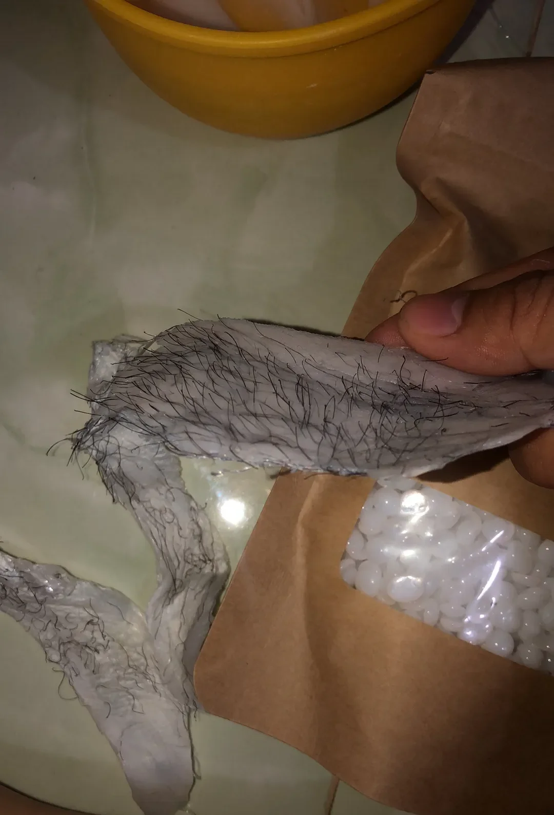 SÁP WAX LÔNG (Sáp Trong nhũ ánh Bạc 100gr)