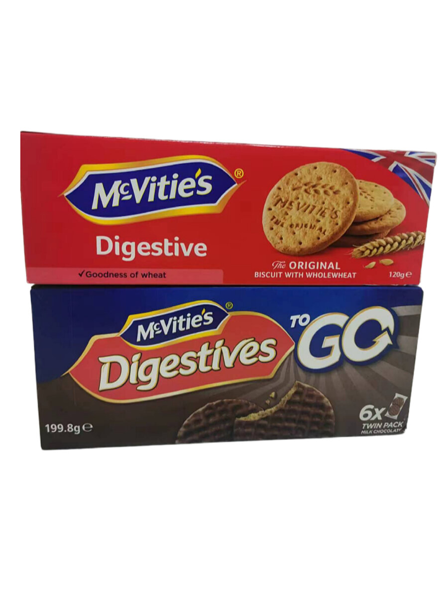 Mcvities Chocolate Digestive Biscuits 199.8g Boxed Snacks NUTRITION DIETARY BISCUITS CHOCOLATE FLAVOUR Sharing Pack UK Origin