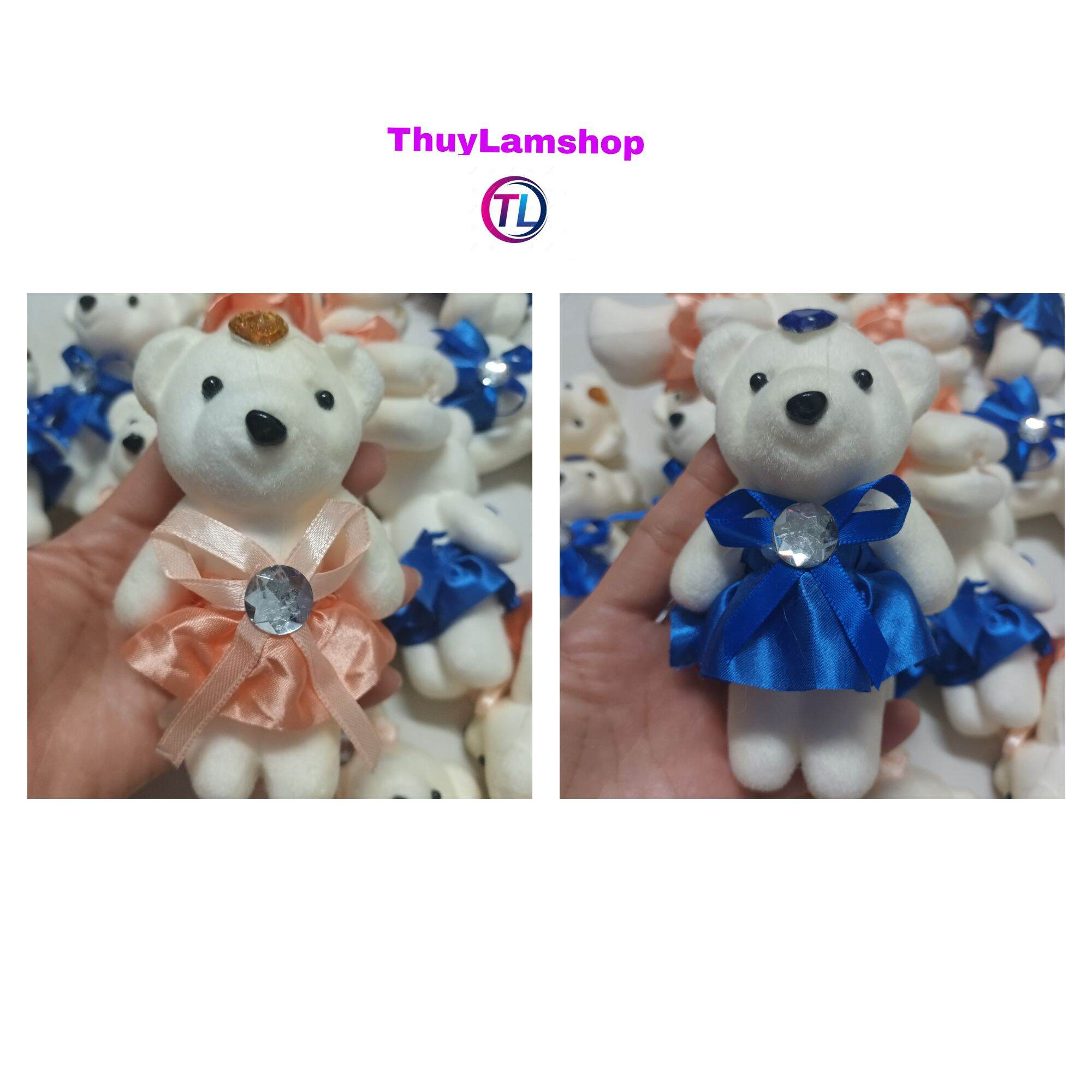 Gấu bông trang trí hộp quà lễ tình nhân Valentine, lễ 8/3