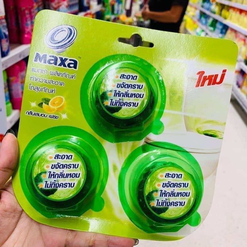 Viên thả bồn cầu maxxa thái lan vỉ 3 vien