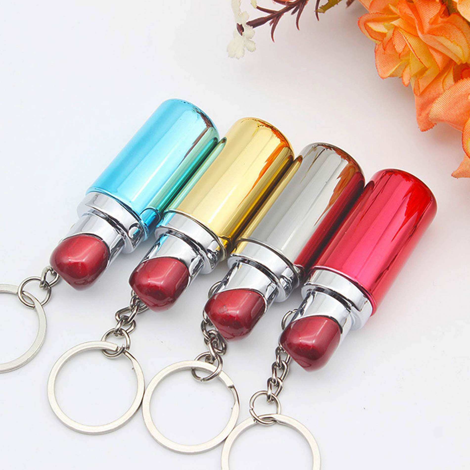 [HCM] Bật Lửa Móc Khoá Đa Năng Hình Thỏi Son (Nhiều Màu)