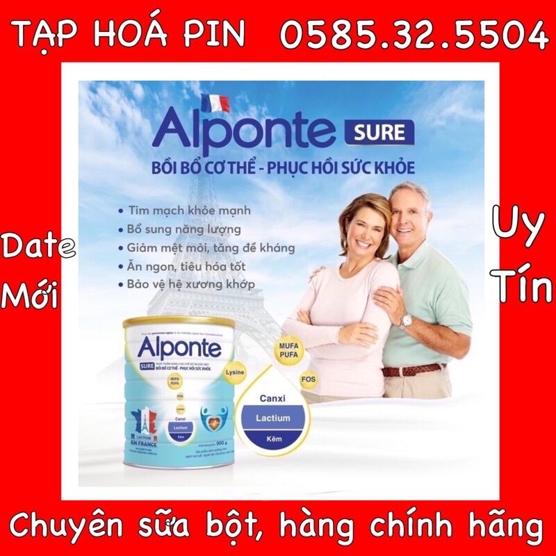 Sữa bột Alponte Sure lon 800g