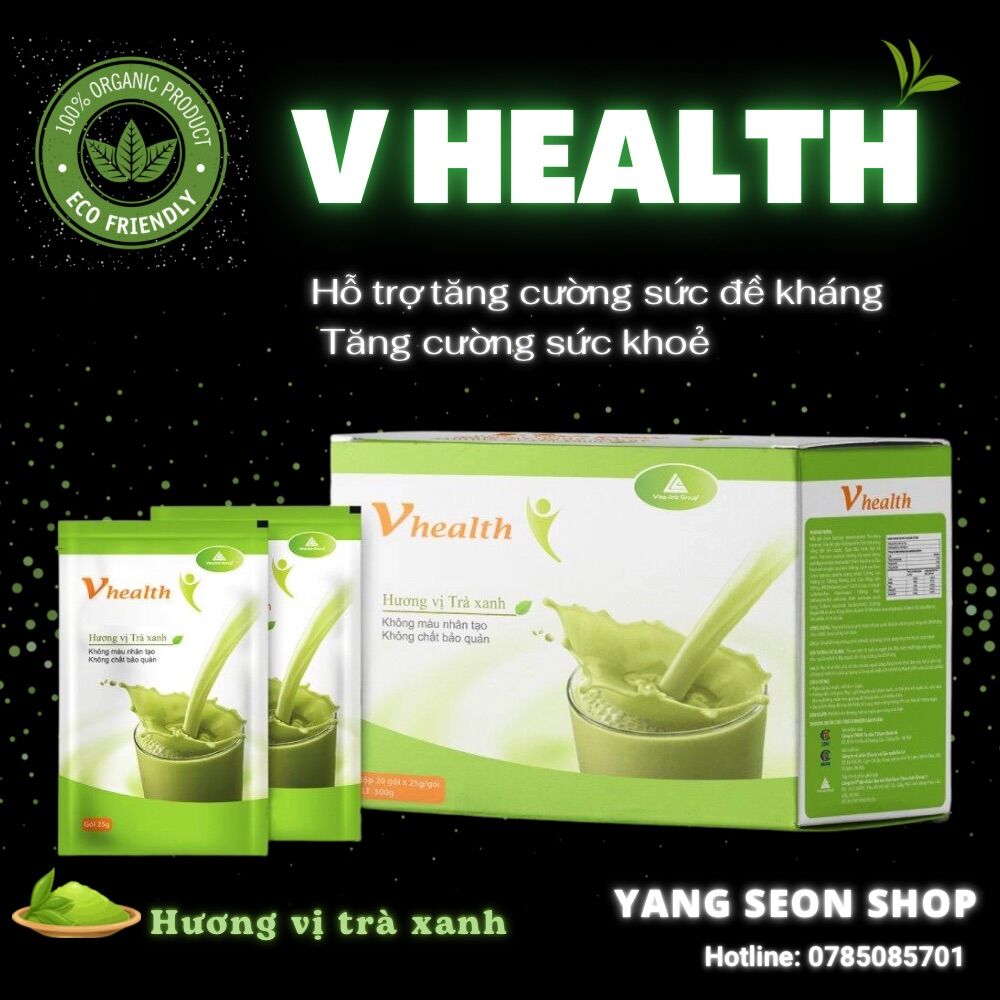 Sữa dinh dưỡng VHealth vị Matcha