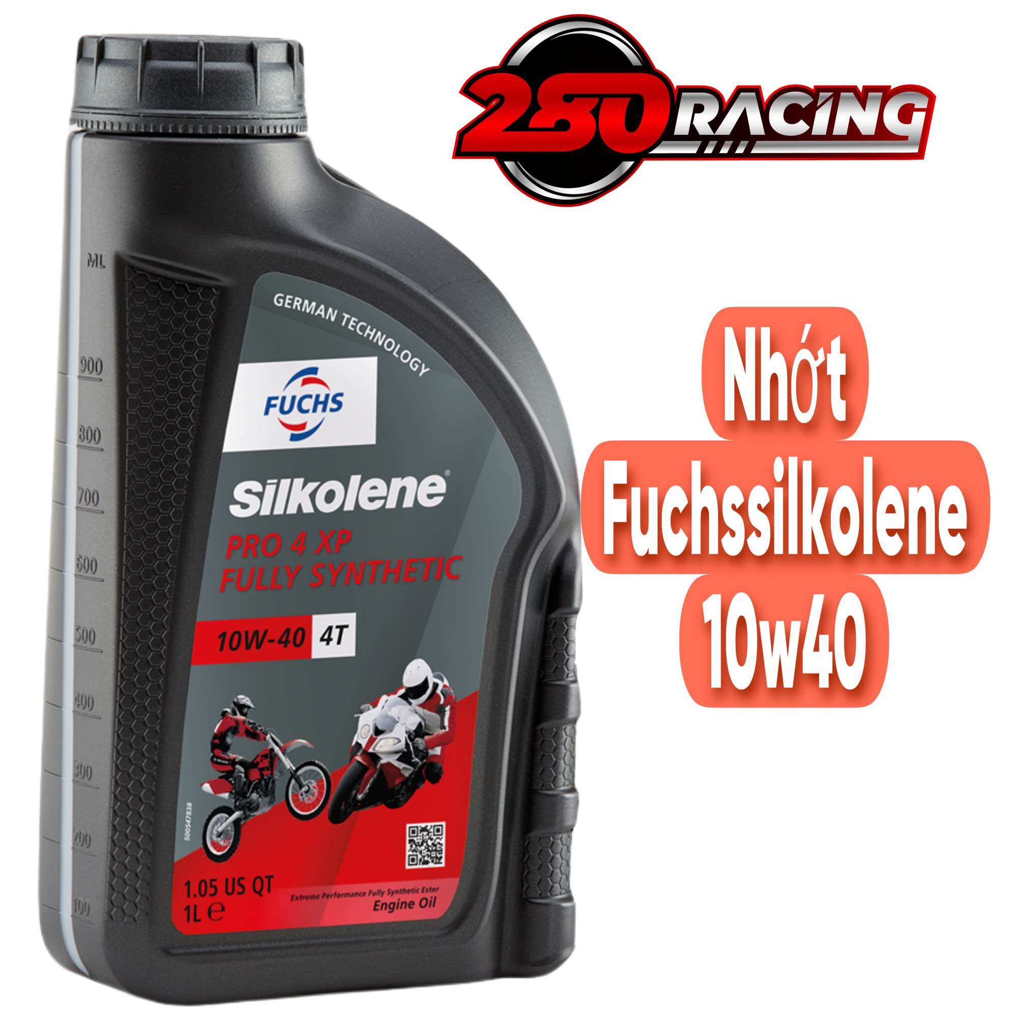 Nhớt fuchs silkolene pro4 10w40 mẫu mới 2022