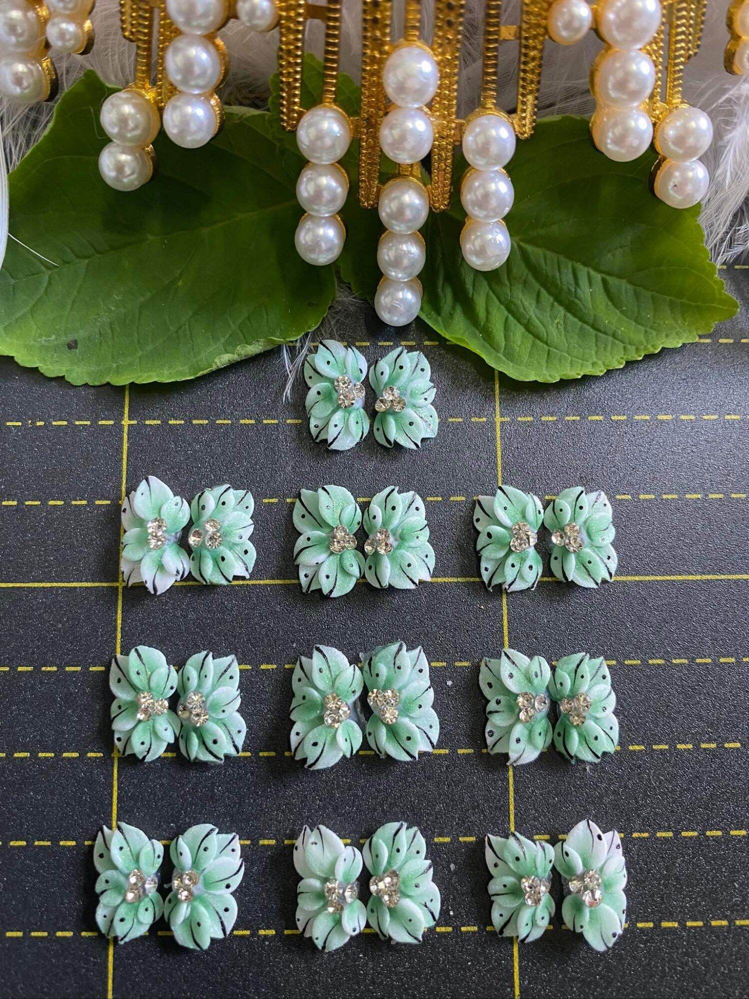 hoa bột nail 3D