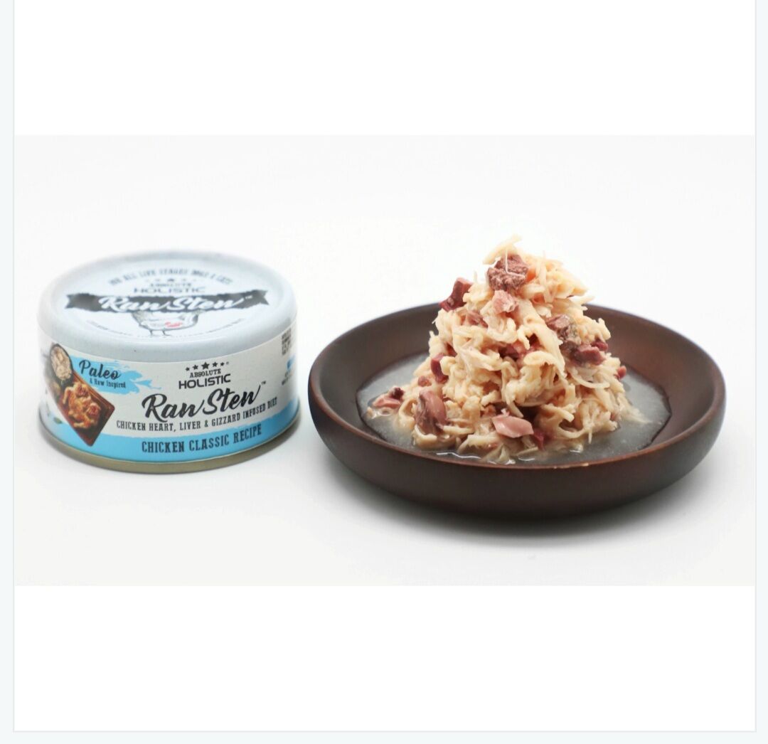 Pate Absolute Holistic RawStew Chicken Classic 80g