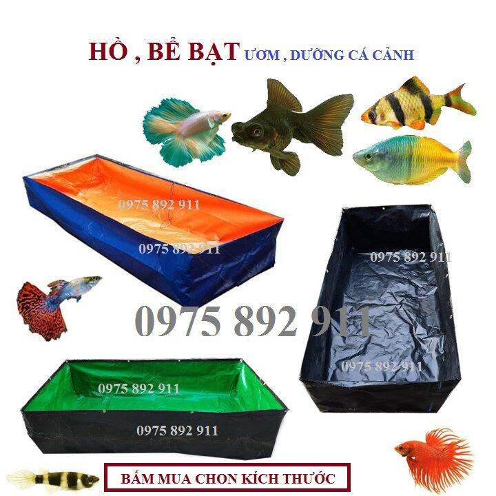 Bể bạt nuôi ốc ếch cá lươn chạch - 5x2x1 loại HDPE