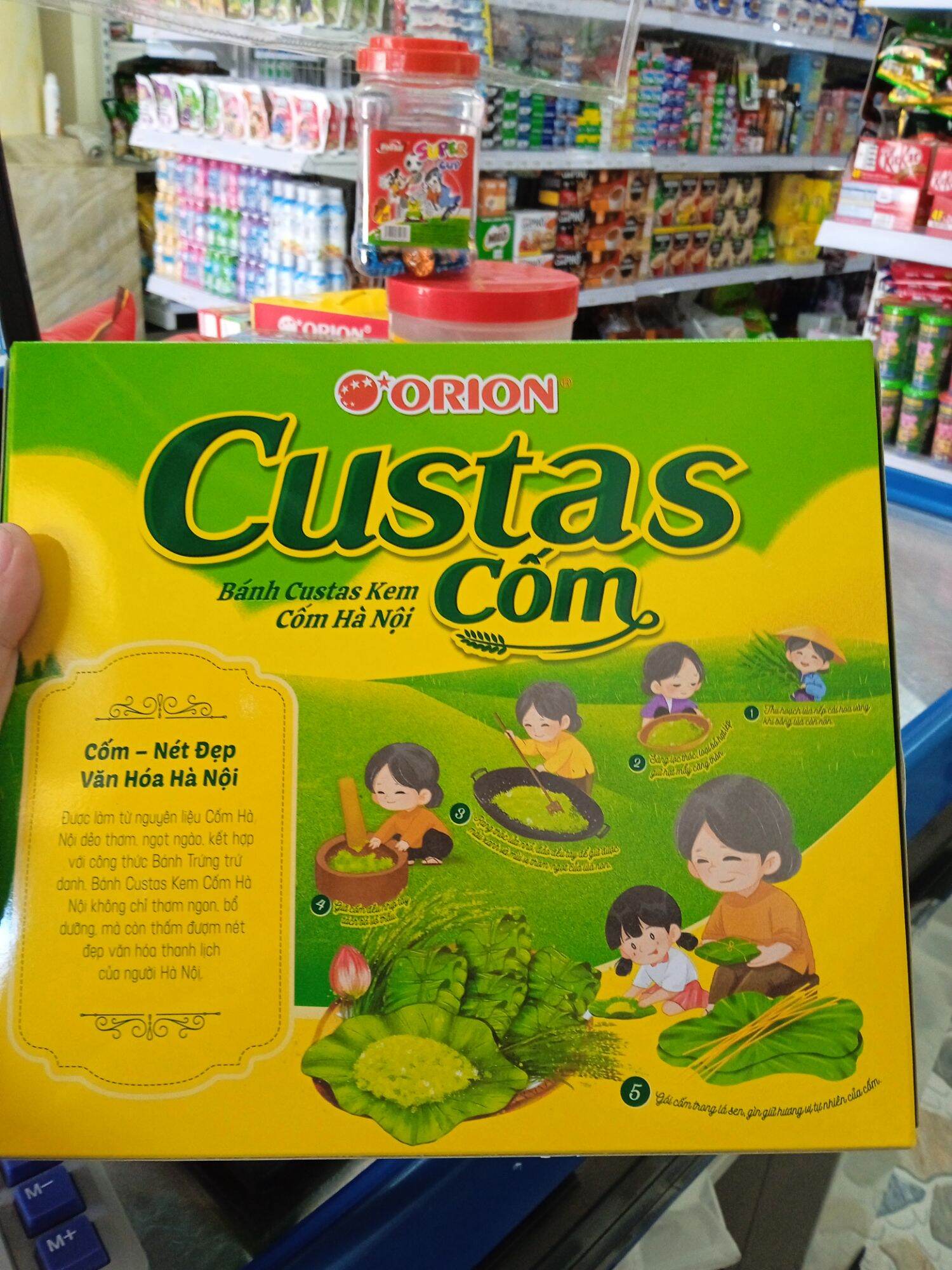 BÁNH CUSTAS KEM CỐM HÀ NỘI 12 SPARK