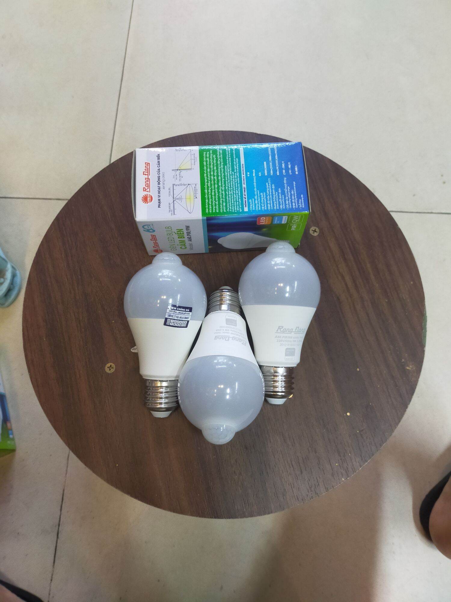 Led bulb cảm biến 9w rạng đông