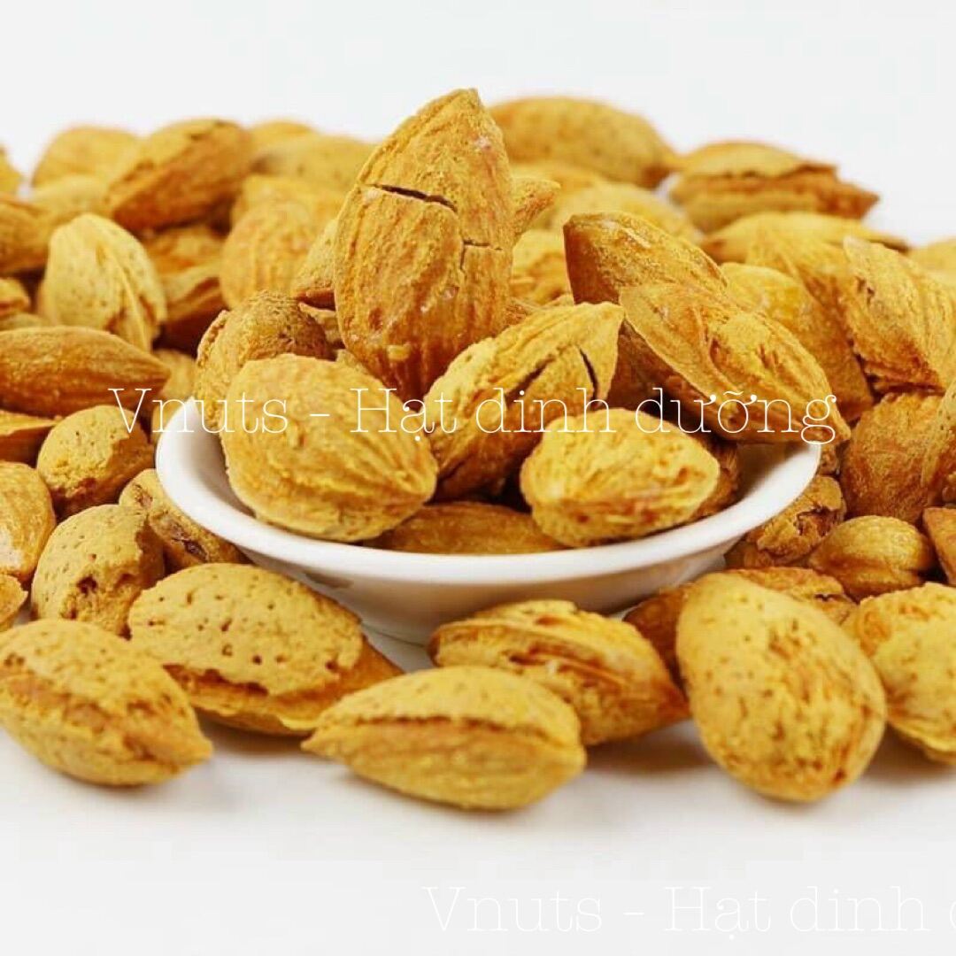 500gr hạnh nhân rang bơ size to thơm ngon bổ dưỡng