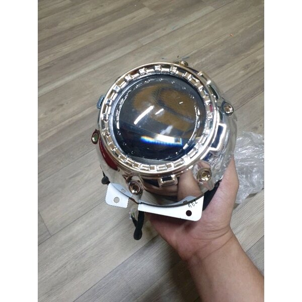Chụp mạ xi gài bi cầu 3 inch có ngàm gắn đèn thiên thần siêu đẹp