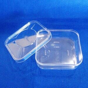 [BÁN CHẠY] Set 10 hộp nhựa vuông cứng lớn đựng yến sào 100g (C.0220)