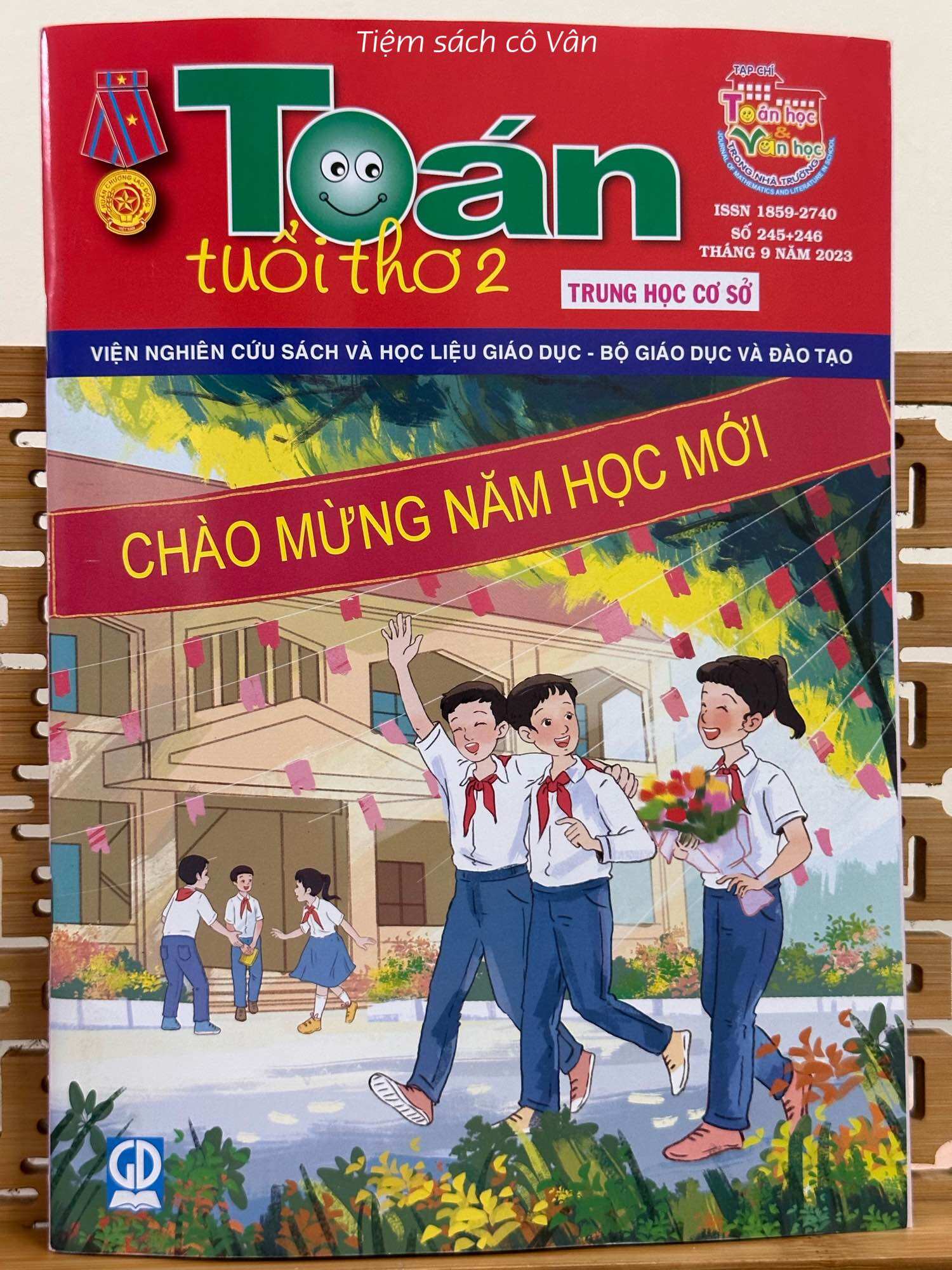 Toán tuổi thơ 2 - tháng 9 năm 2023