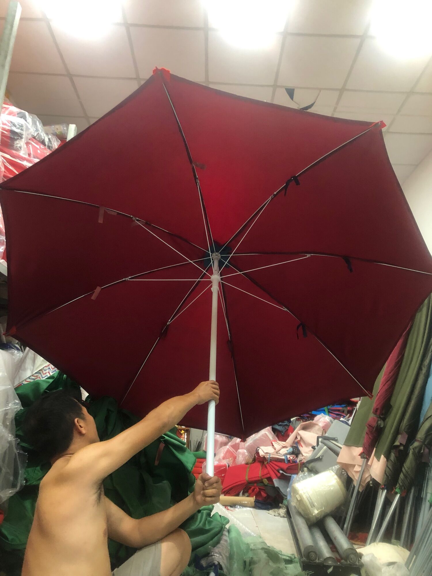 [XẢ KHO] DÙ CHÍNH TÂM 3 MÉT VẢI THƯỜNG CHƯA GỒM CHÂN ĐẾ