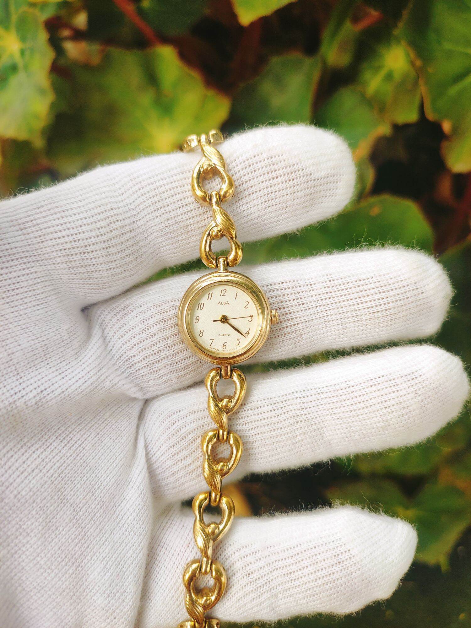 Đồng hồ nữ Alba Seiko, size 20mm , dây khóa zin độ mới cao