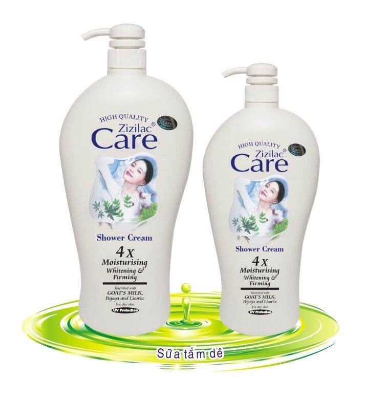 [Hcm][1200Ml] Sữa Tắm White Care 4X Zizilac Dưỡng Ẩm Trắng Mịn Da Chiết Xuất Sữa Dê - Mỹ Phẩm Diaco