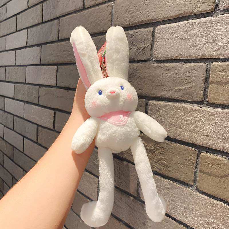 Móc khoá thỏ tai rút cute