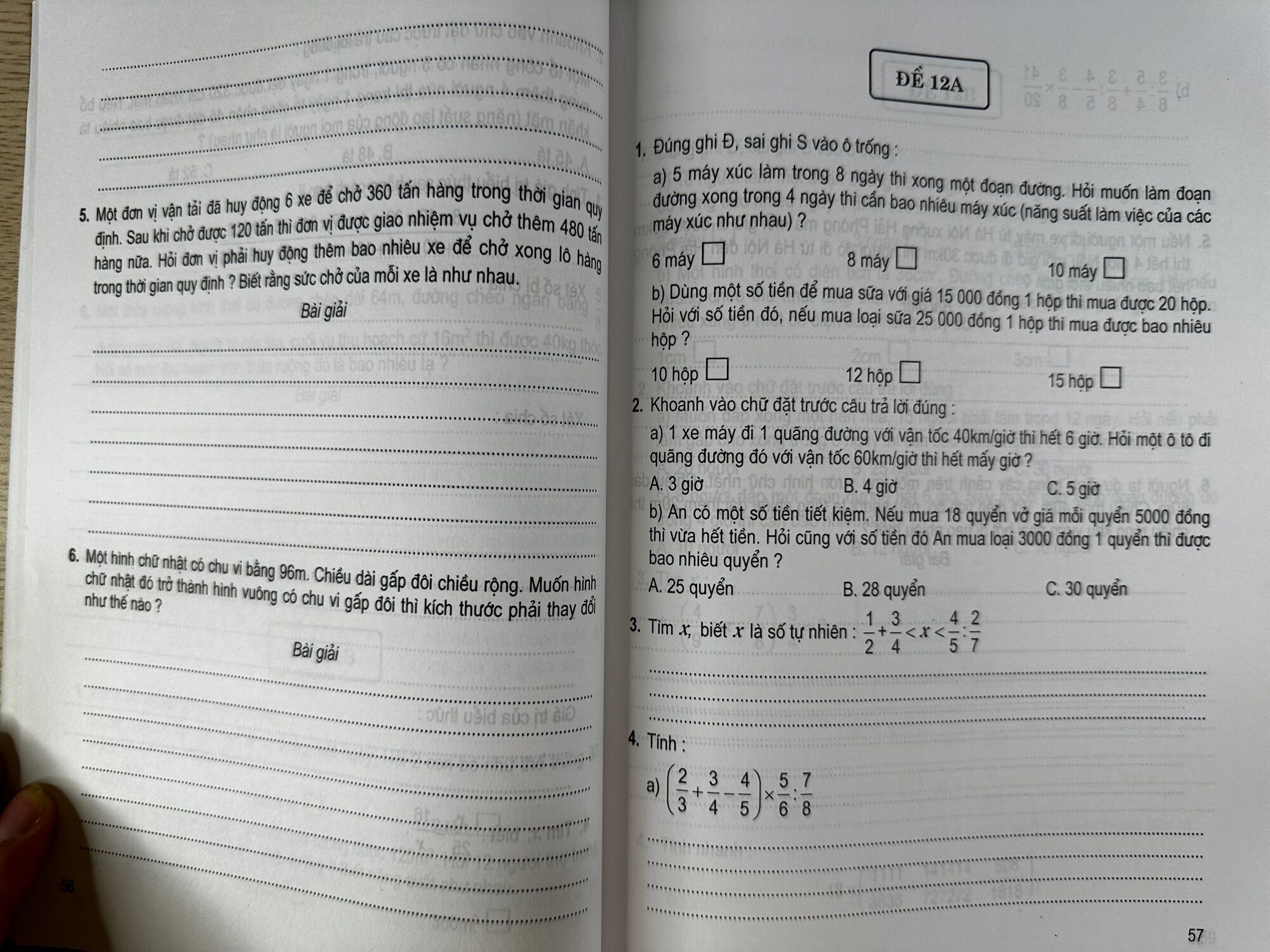 35 Đề ôn luyện Toán cuối cấp Tiểu học