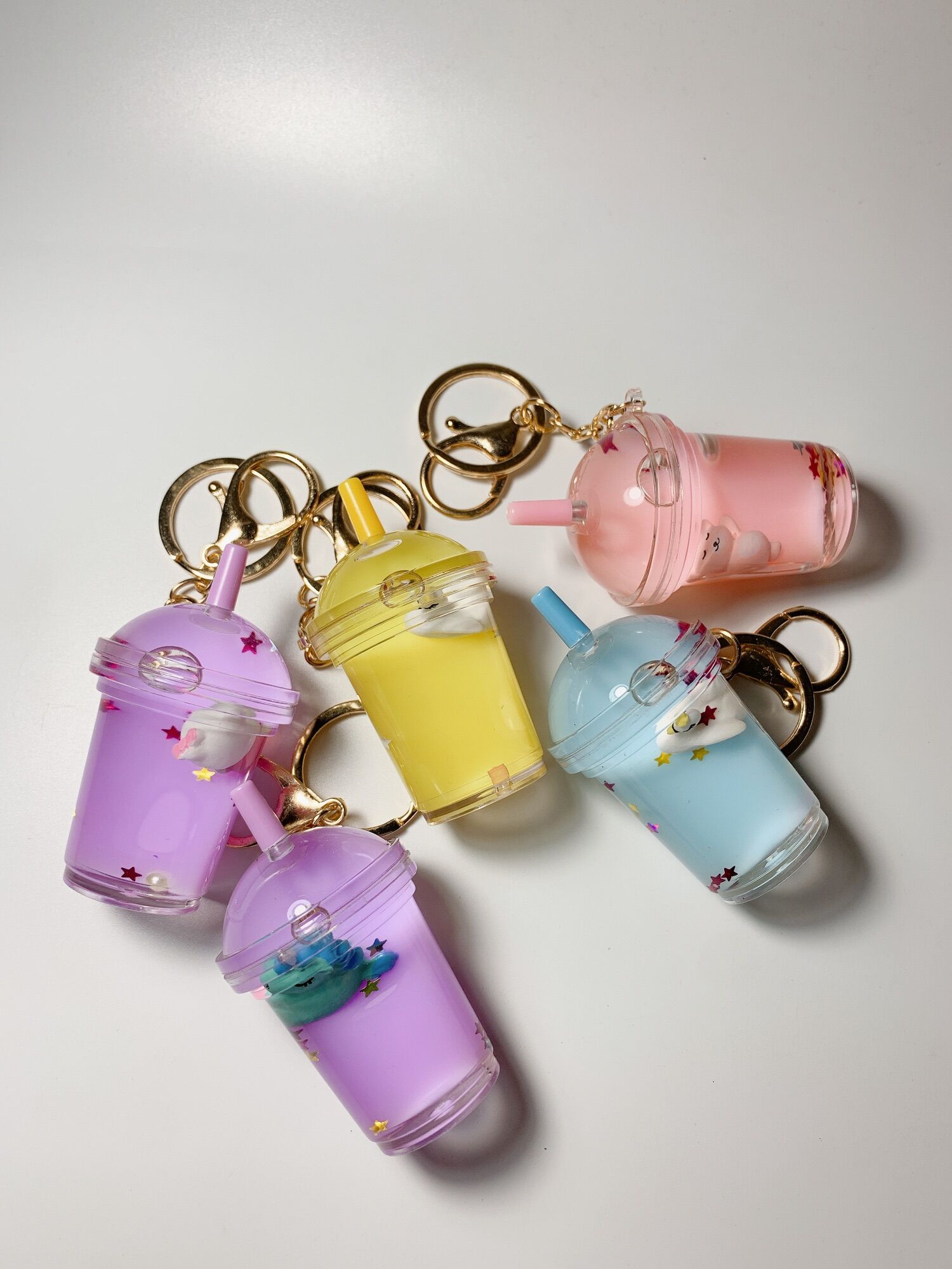 Móc khoá ly trà sữa