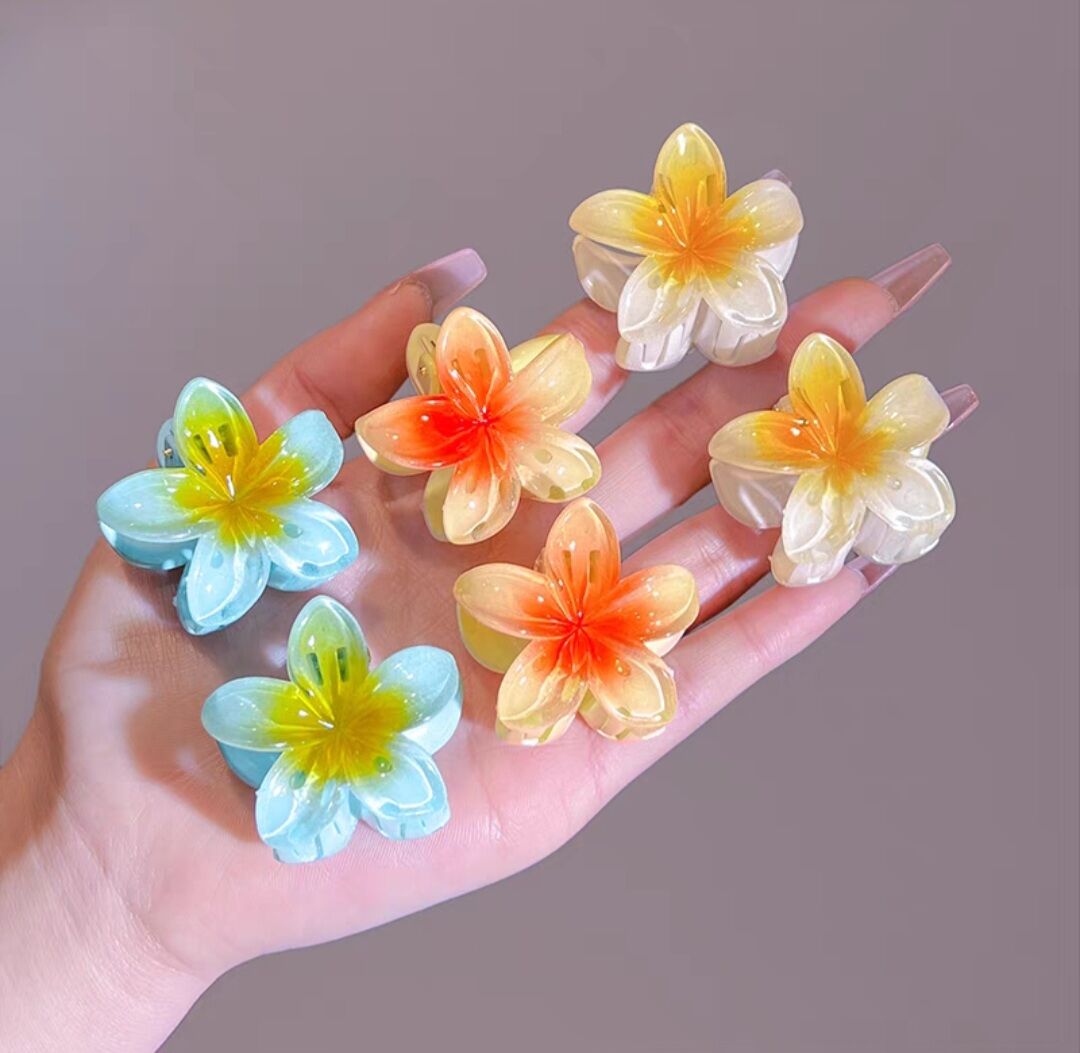 Kẹp hoa sứ size 4cm xinh xắn dễ thương