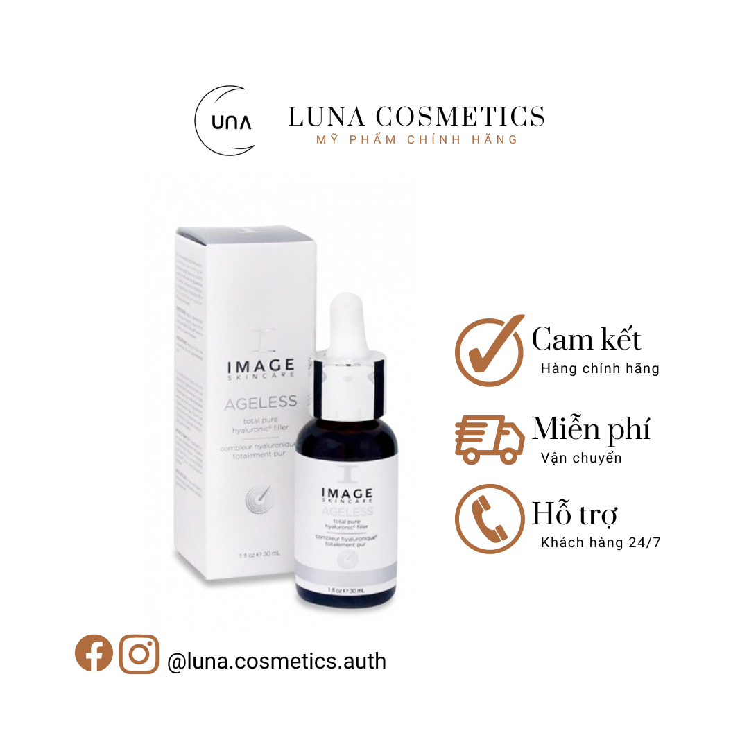 Serum ha căng bóng tái tạo da image | tinh chất làm căng mịn da và cấp ẩm phục hồi image ageless total pure hyaluronic filler 6