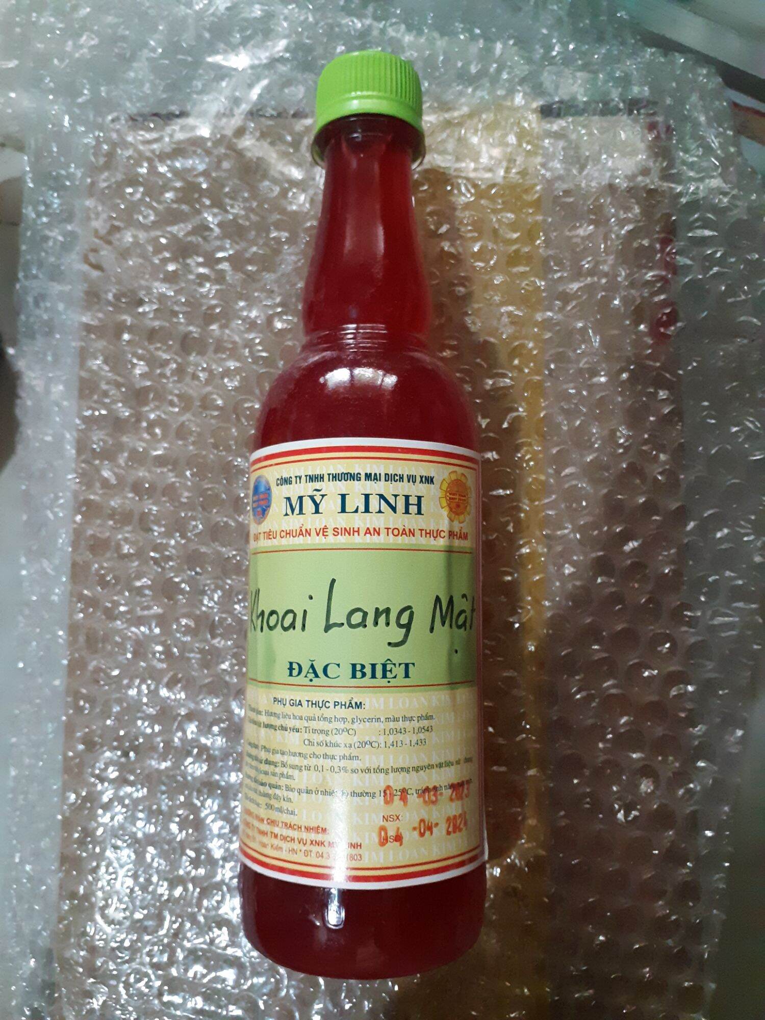 Hương khoai lang mật chai 500ml