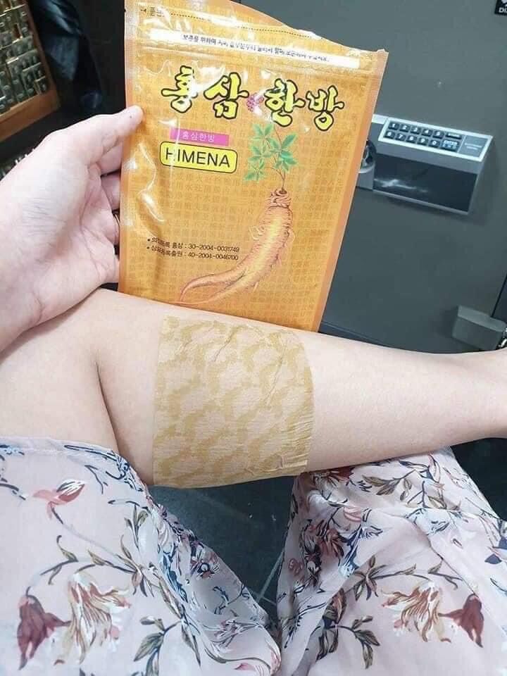 cao dán hồng sâm hàn quốc