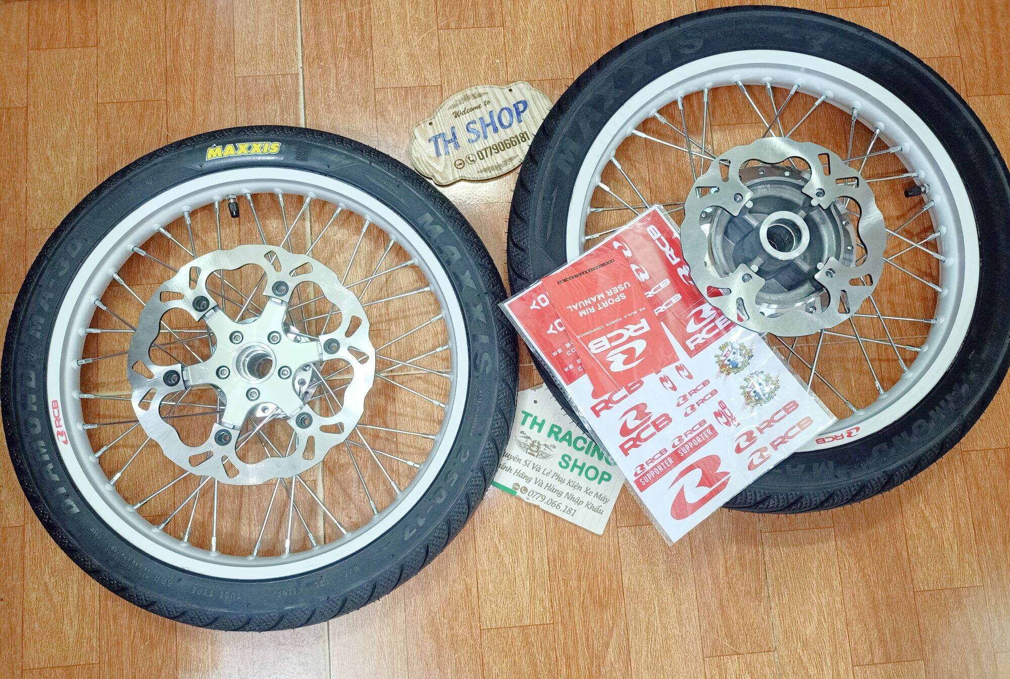 BÁNH CĂM WINNER SONIC KÈM 2 ĐĨA KIỂU ĐÙM MẠ CROM NIỀNG RCB VỎ RUỘT MAXXIS GẮN VỪA NHƯ ZIN KHÔNG CHẾ