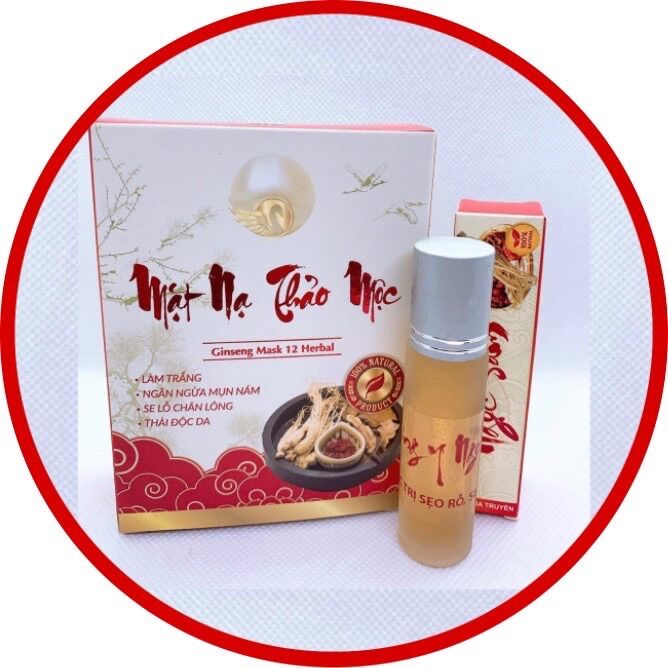 Bộ ngọc sâm mini chưa pha ngừa mụn, thâm