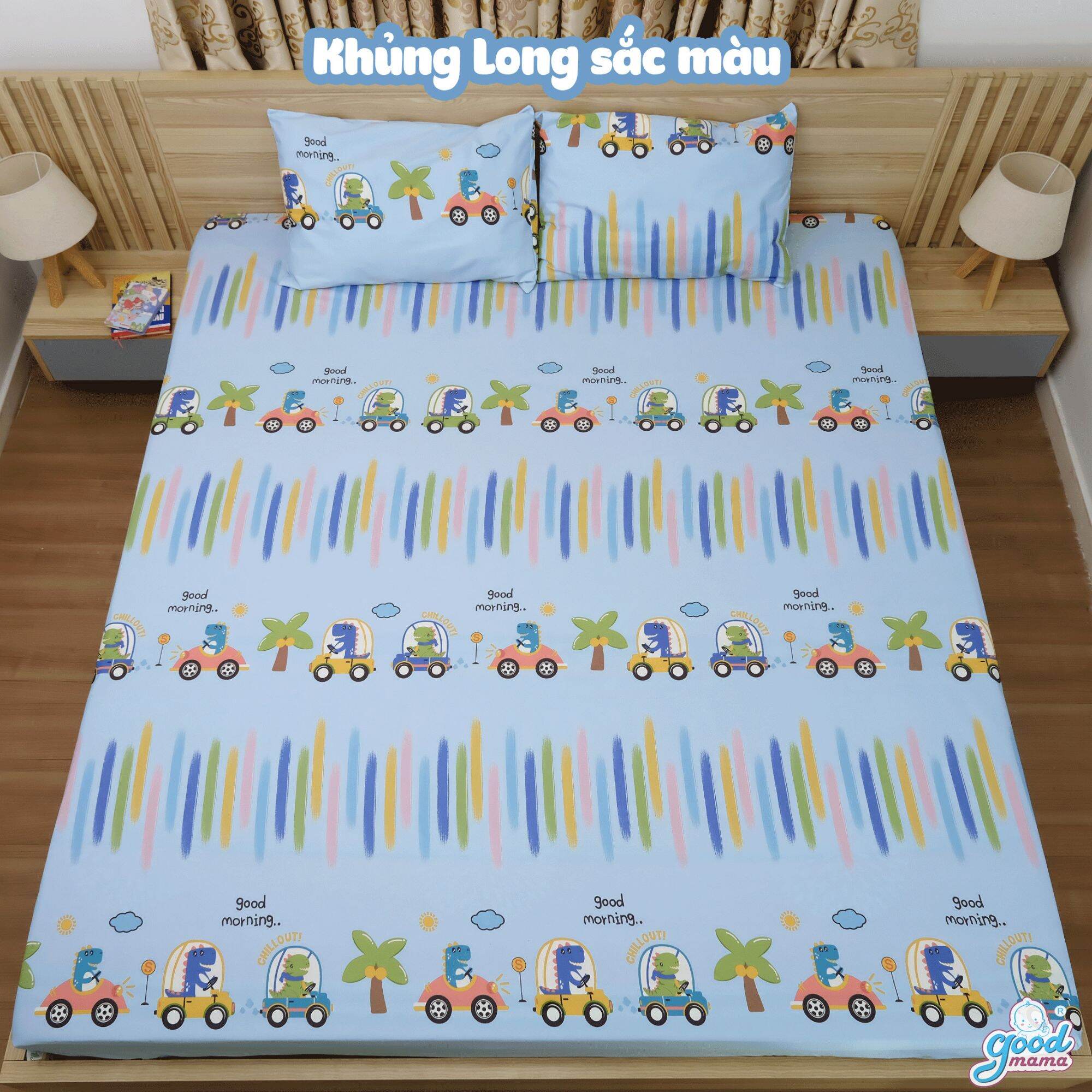GA CHỐNG THẤM COTTON GOODMAMA chính hãng- ga chống thấm ga trải giường cao cấp[HÀNG CÓ SẴN GIAO NGAY]"