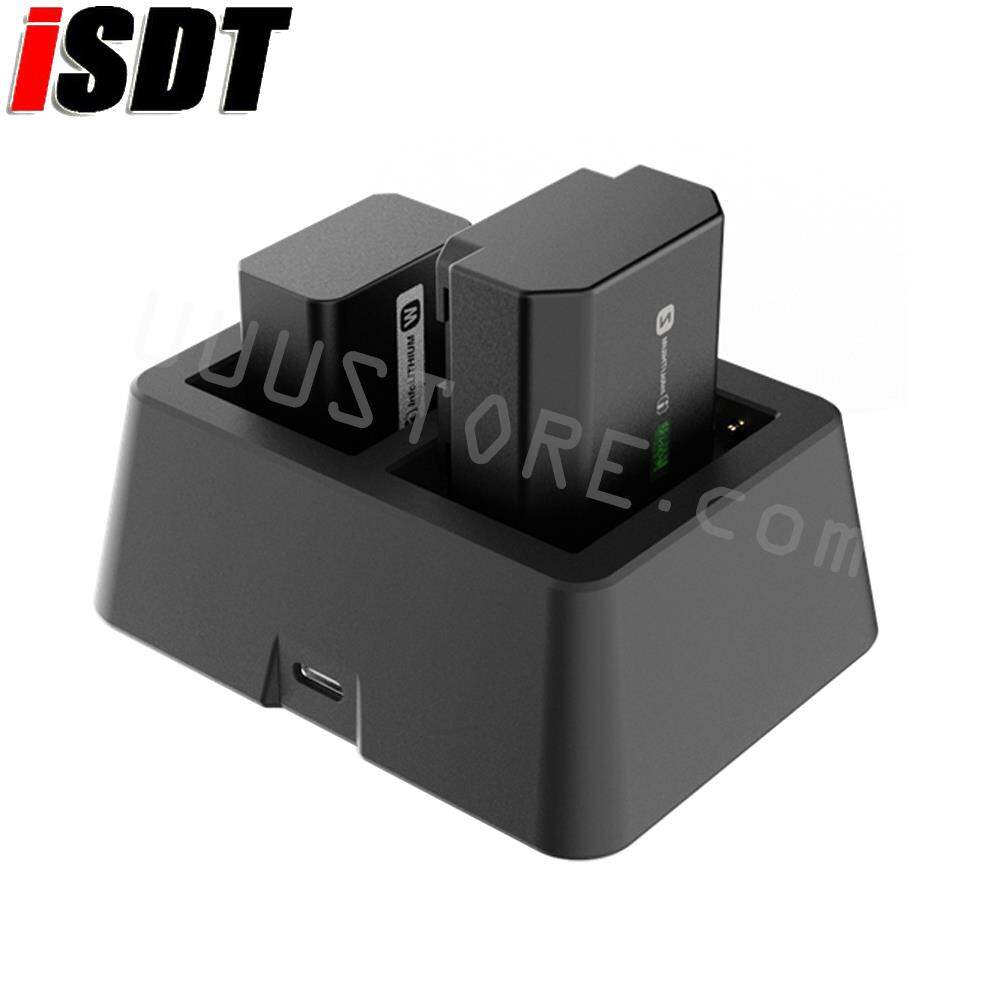 Isdt np2 không khí sony máy ảnh pin sạc 25w usb type-c pd mix-dual channel sạc cho sony np-fz100 np-fw50 np-bx1 pin