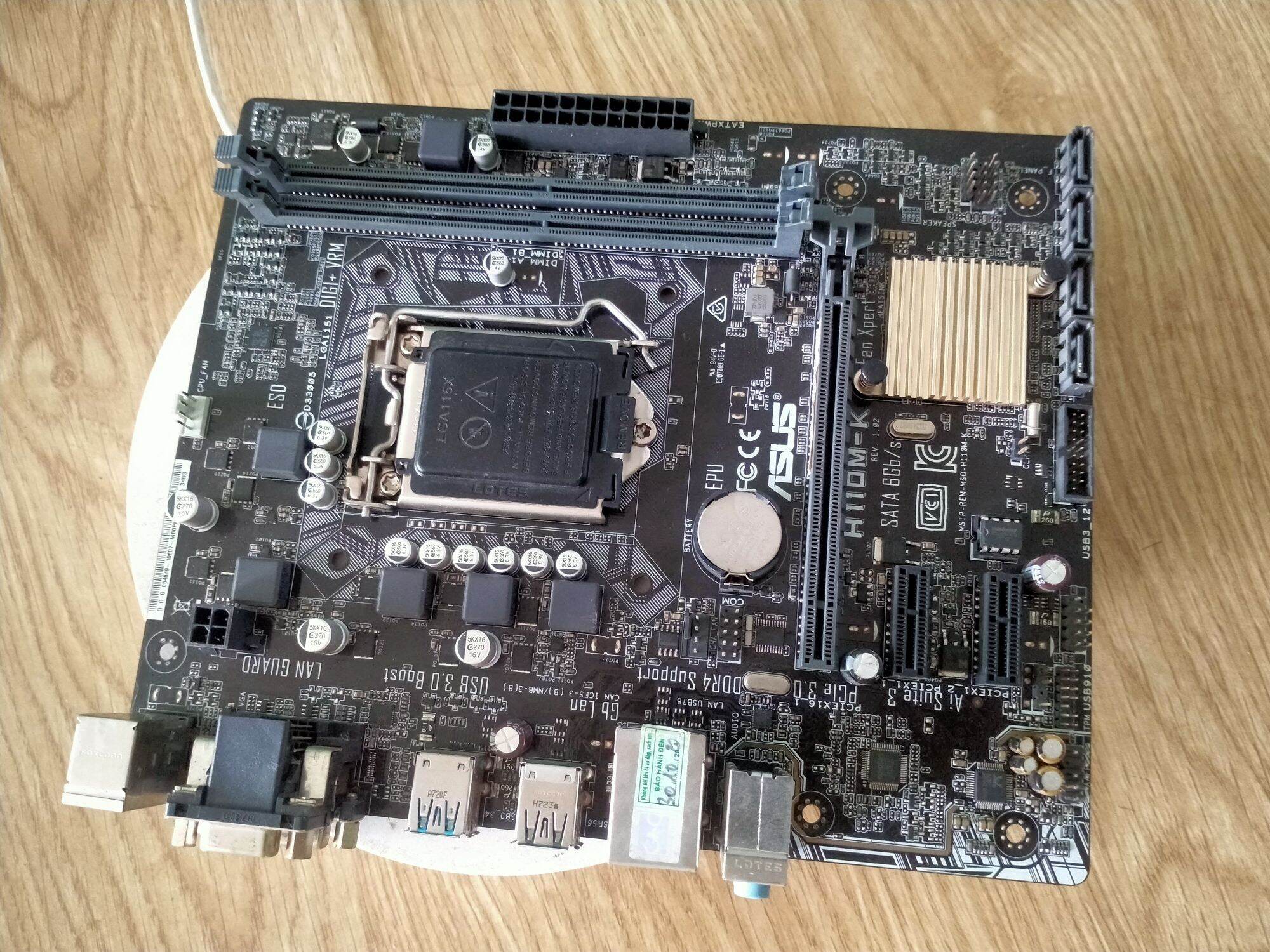 mainboard Asus h110 M-D và M_K socket 1151