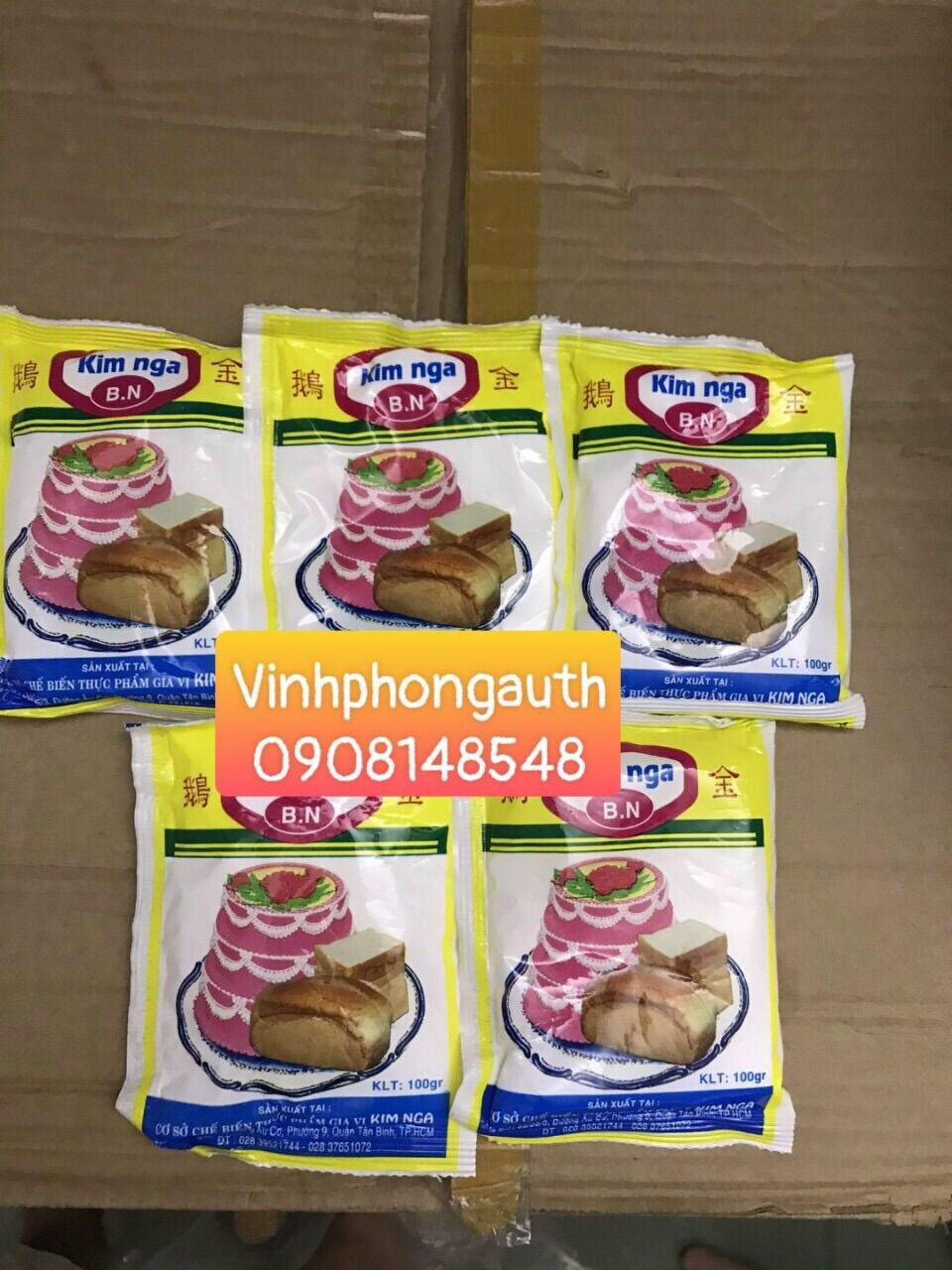 Bột Nở Làm Bánh Kim Nga - gói 100gr