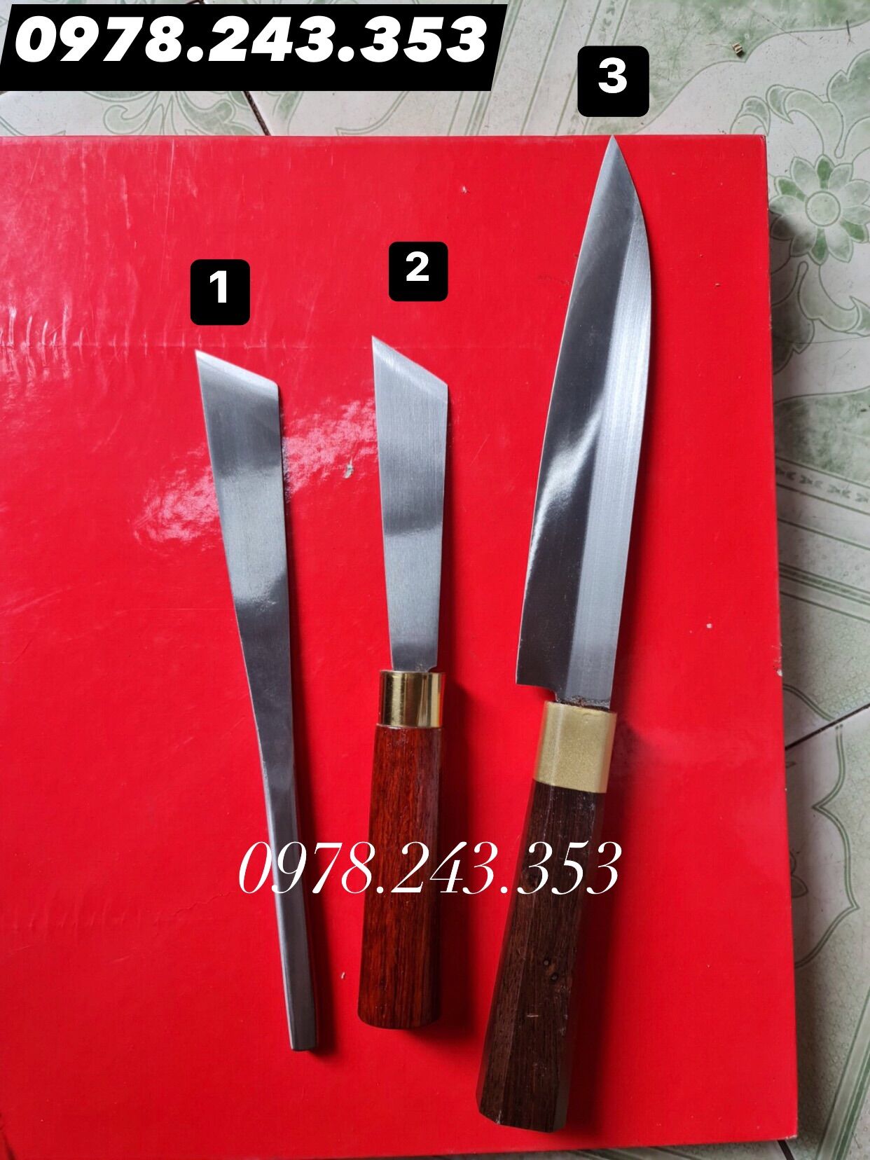 Dao bổ sầu - dao khui sầu riêng chống gỉ sạch sẽ