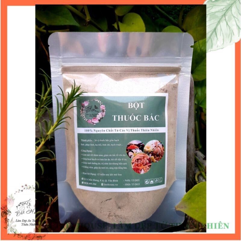 [Hcm]Bột Handmade Thiên Nhiên 24 Vị Nhà Bột Gói 100Gr Sd Hơn 15 Lần Đắp