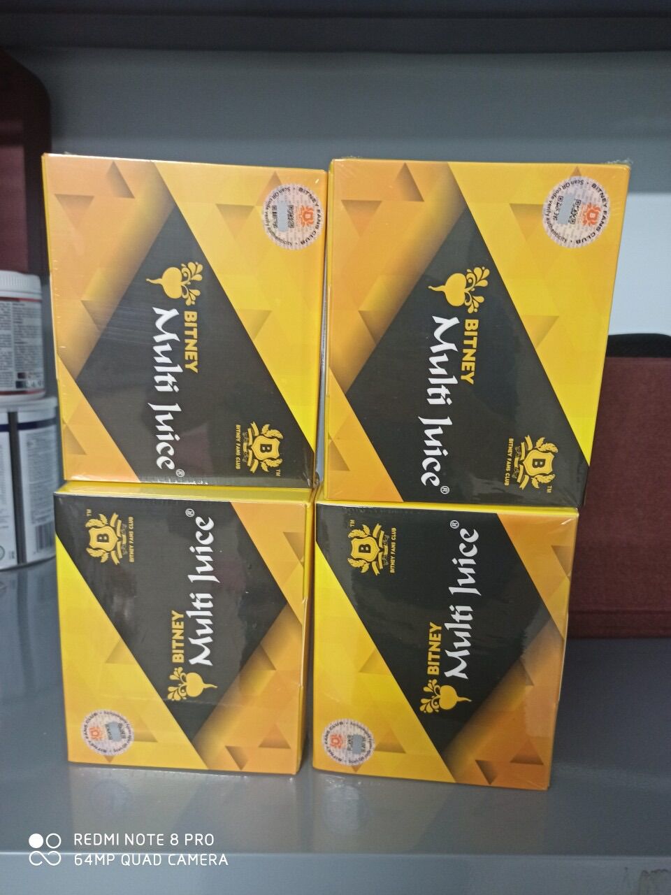 Hương vị củ trà multi juice Bitney