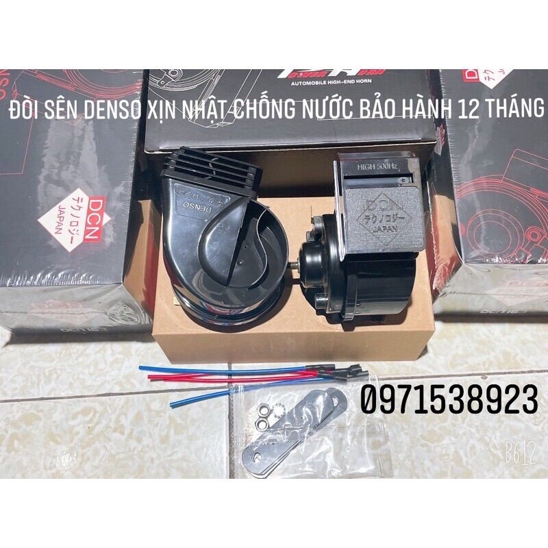 Còi dcn xịn chính hãng denso chống nước bảo hành 12 tháng