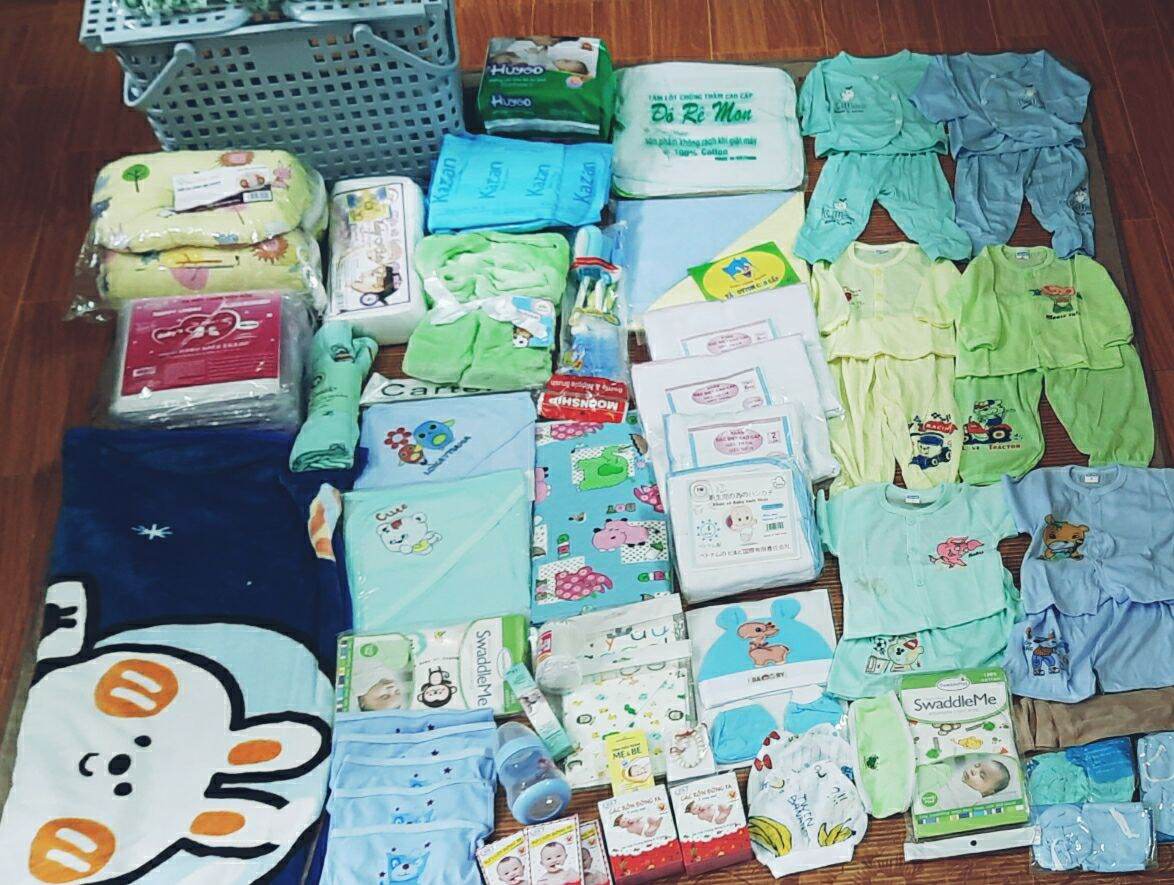 Trọn gói sơ sinh đầy đủ mùa hè thu