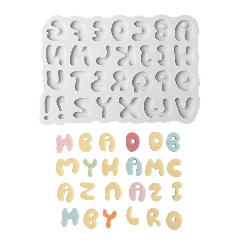 Chữ Cái Tiếng Anh Chúc Mừng Sinh Nhật Chúc Mừng Chúc Mừng Khuôn Nướng Bánh Khuôn Silicone Tự Làm Sô Cô La Fondant