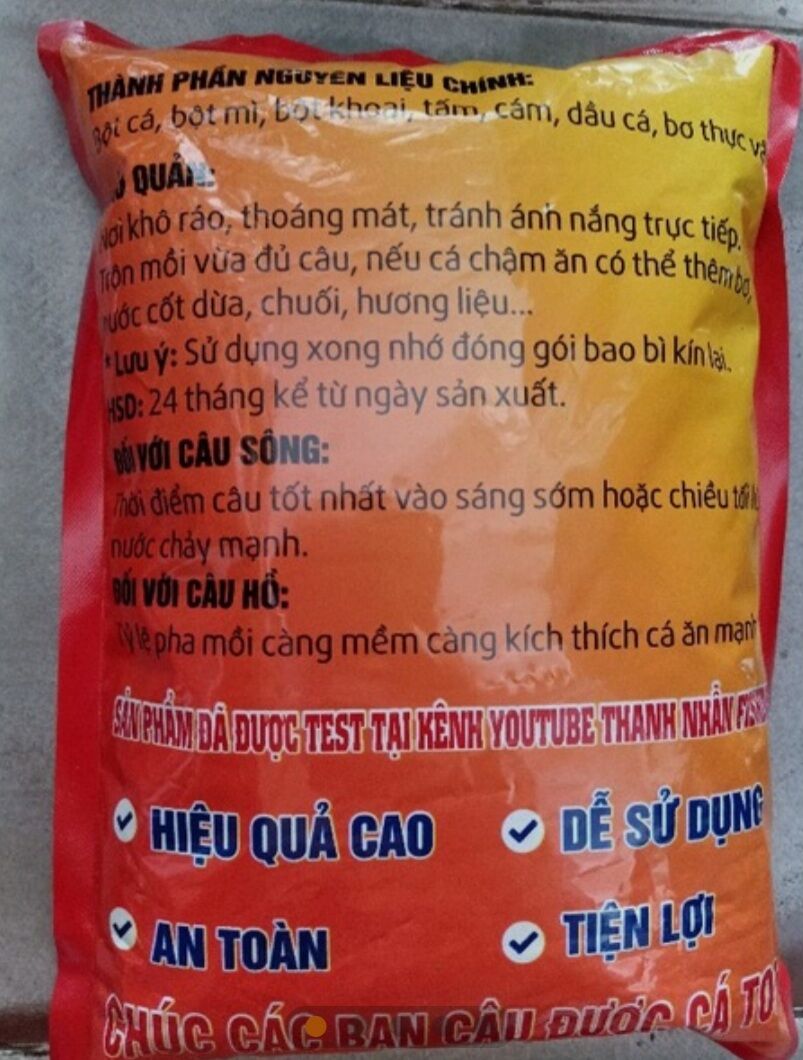 Combo 2 Mồi Câu Thanh Nhẫn 2kg