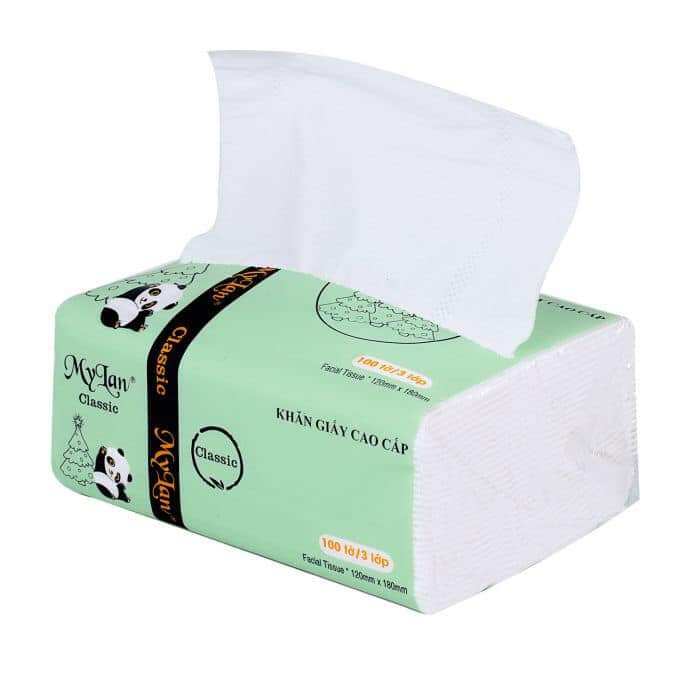 Combo 10 bịch Giấy ăn Gấu Trúc Mylan (hàng Việt Nam)