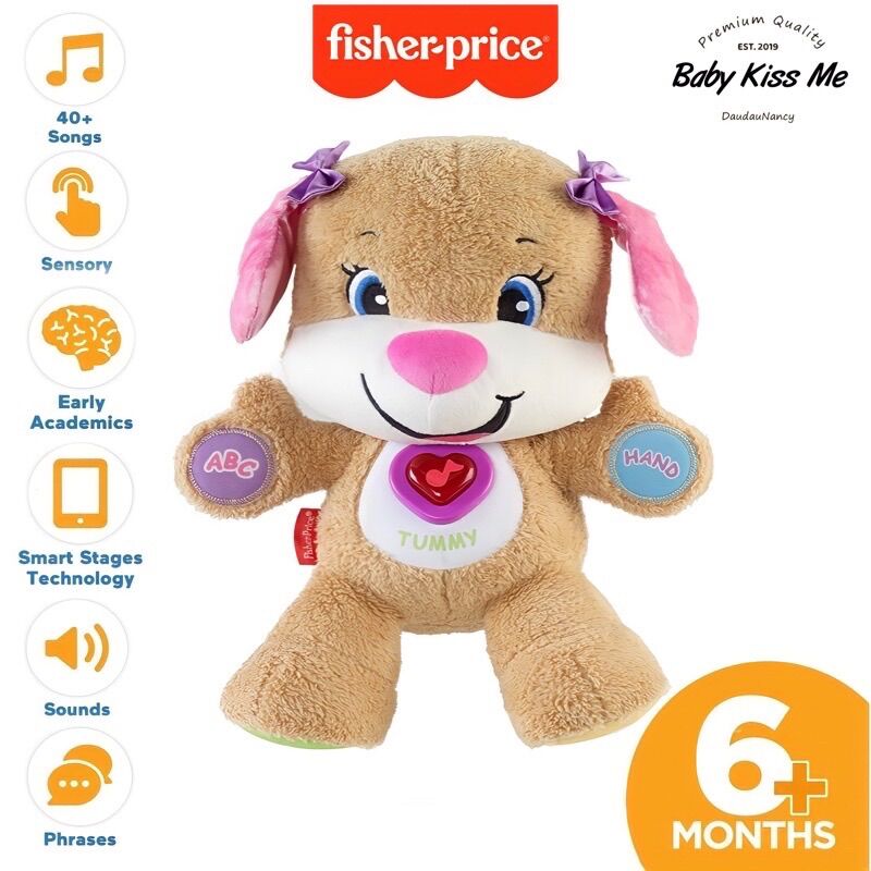 Chú chó thông minh biết hát, biết nói fisher..price - laugh and learn smart stages puppy - sis
