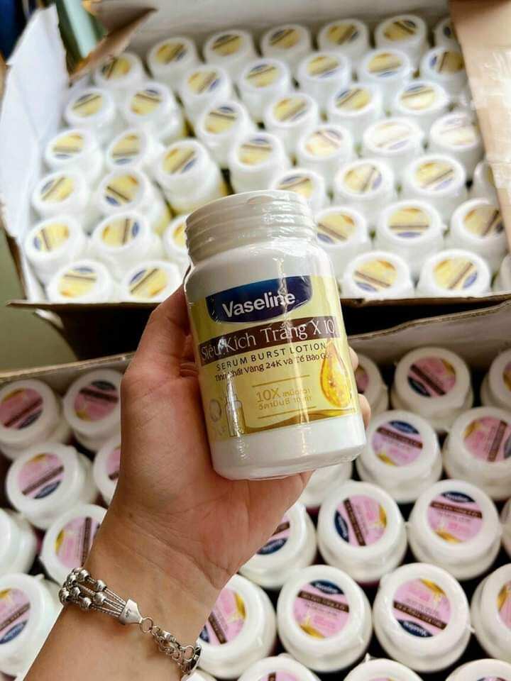 KEM KÍCH TRẮNG VASELINE X10 SIÊU TRẮNG DA