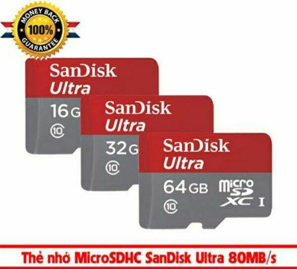 Thẻ nhớ SD Sandisk 8GB  untra  Class 10 và Extreme Pro tốc độ cao